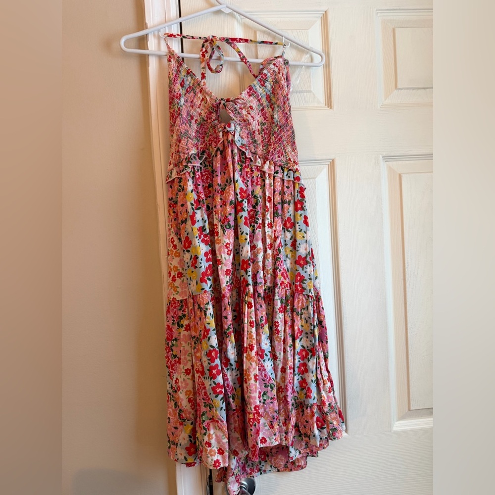 Floral Halter Dress - never worn